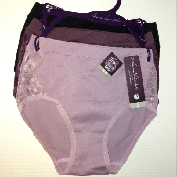 Last Set~ NWT GLORIA VANDERBILT☆Sexy Ladies Seamless Lacey Shaping Brief Panty - Picture 13 of 15